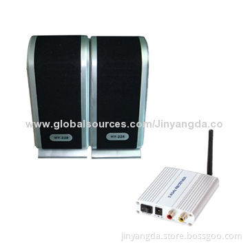 CMOS wireless speaker hidden camera, 2.4GHz